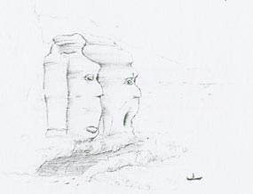 Dibujo Las Caras Rojas