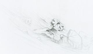 Dibujo el Esqueleto de Leon